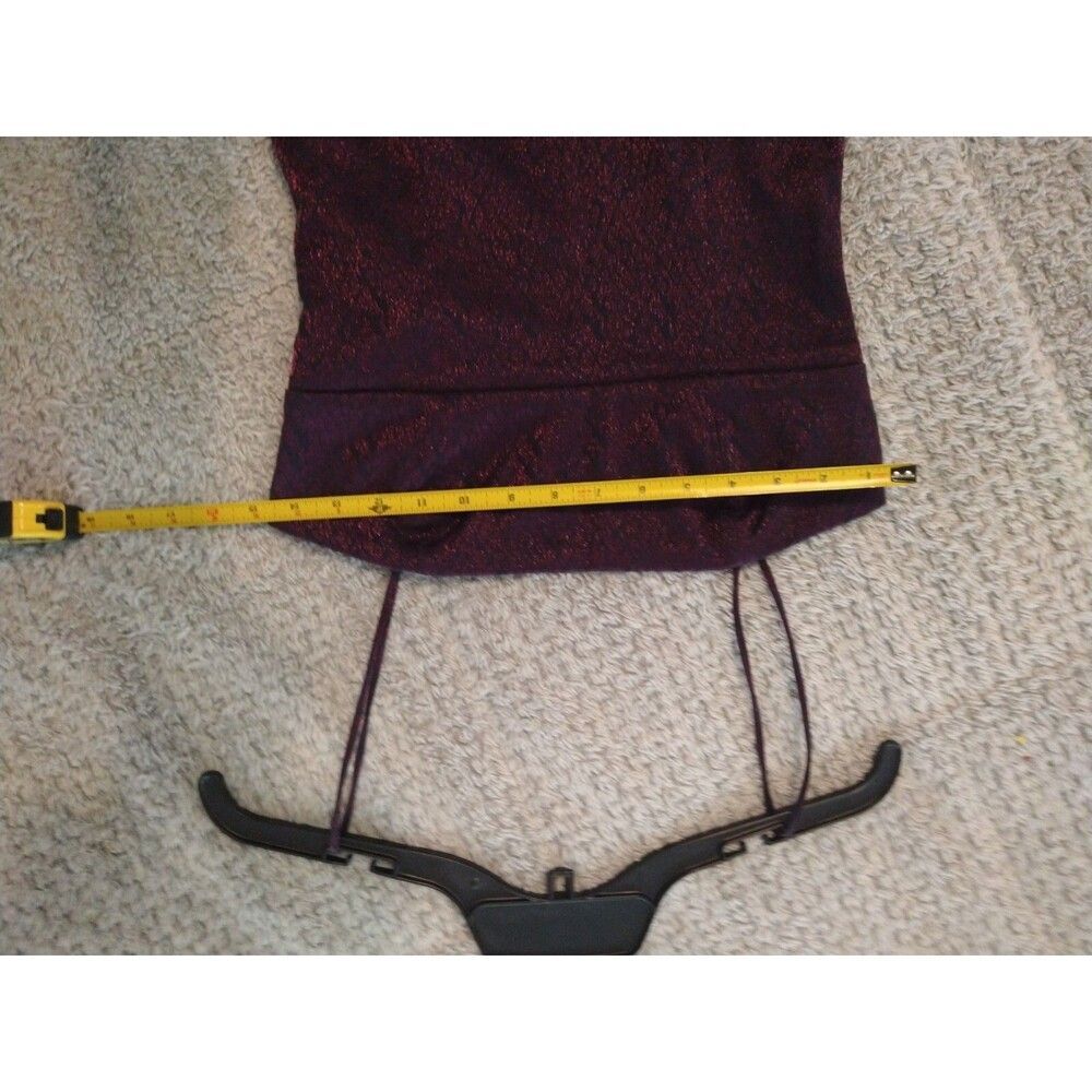 Guess Sleeveless  Sleeveless Dress Size 7 Y2K Gothcore Purple Vintage - Picture 7 of 9